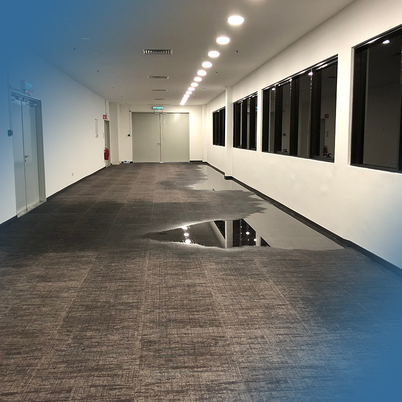Commercial property flooding requiring professional restoration